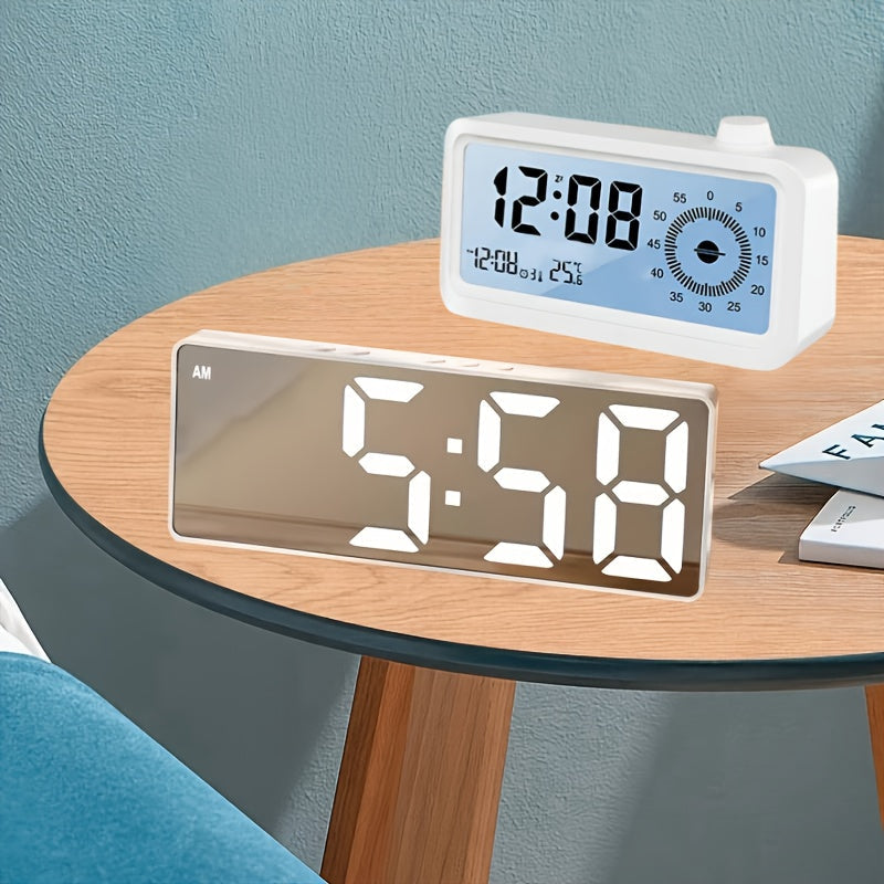 Digital Wake-Up Alarm Clock with Sunrise Light Display