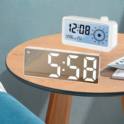 Digital Wake-Up Alarm Clock with Sunrise Light Display