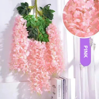 Vibrant, Lush Wisteria Plant that Requires No Watering