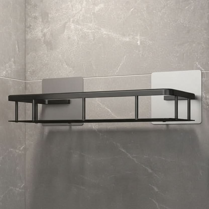 Drill-Free Bathroom Shelf for Stylish and Organized Spaces