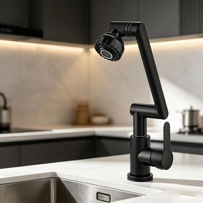 Rotating Faucet with Flexible Extension Arm – Universal Fit