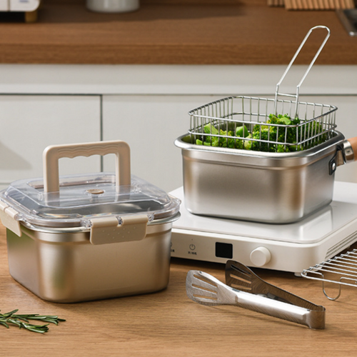 Smart Cooking Set for Efficient Space Saving and Quick Meal Prep