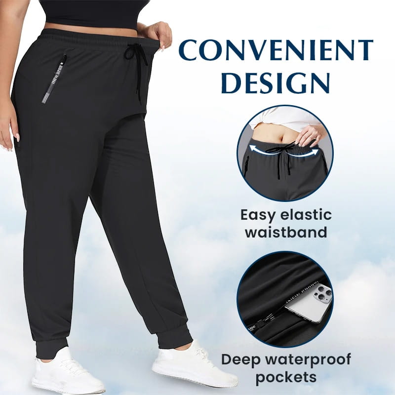 Men's Quick-Dry Stretch Pants with Secure Zipper Pockets