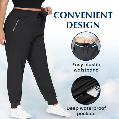 Men's Quick-Dry Stretch Pants with Secure Zipper Pockets