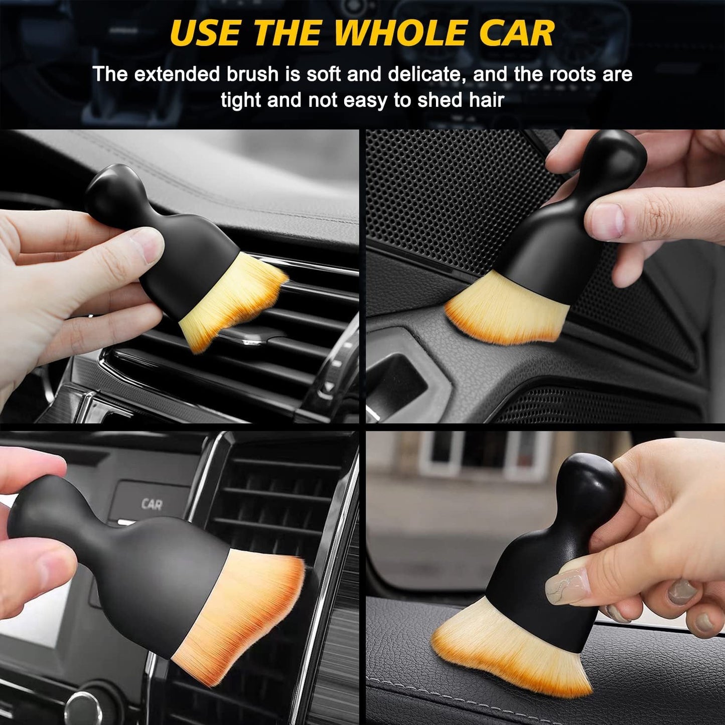 Free Bonus: Ultra-Soft Car Interior Dust Cleaning Brush - Last Day Discount