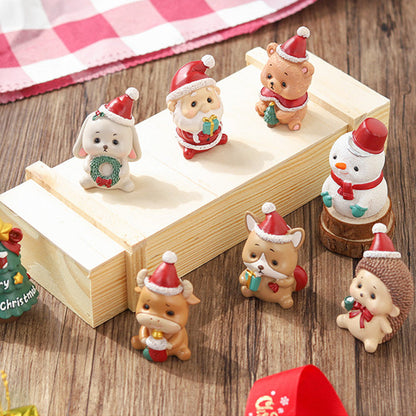 Handcrafted Holiday Animal Ornaments for Festive Decor