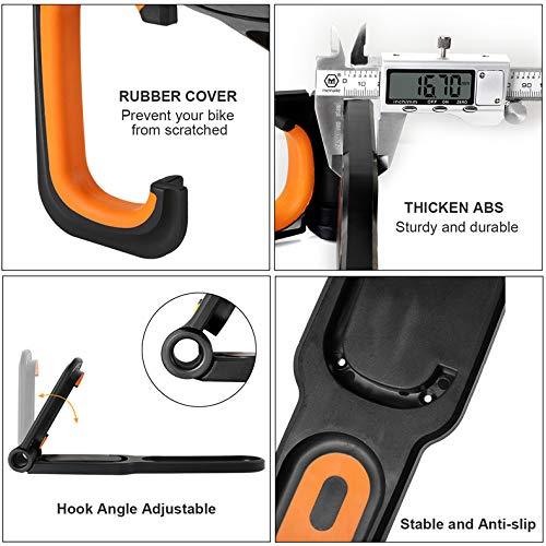 Wall-Mounted Bicycle Hanger for Easy Storage