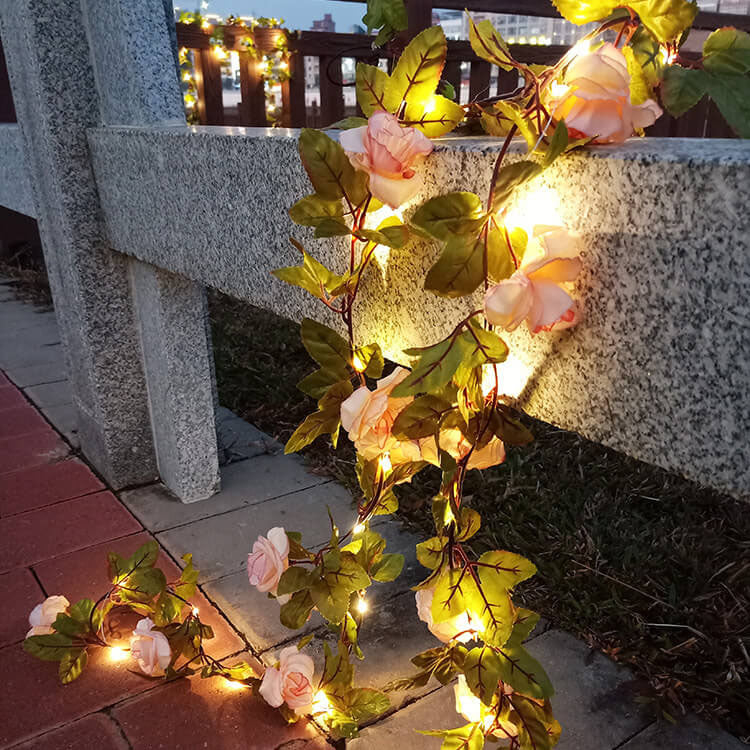 Waterproof LED String Lights for Outdoor Use – Solar-Powered and Shockproof