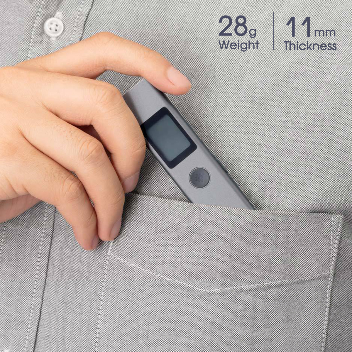 Compact Precision Laser Distance Measurer for Professionals
