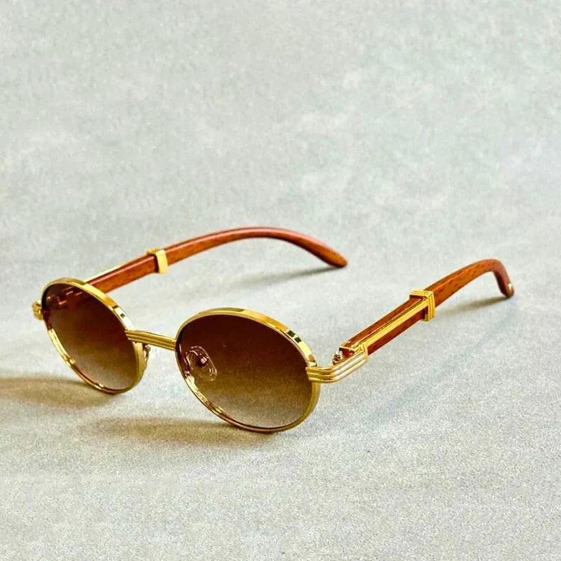 Retro Series Wooden Sunglasses - BlissGlow Style
