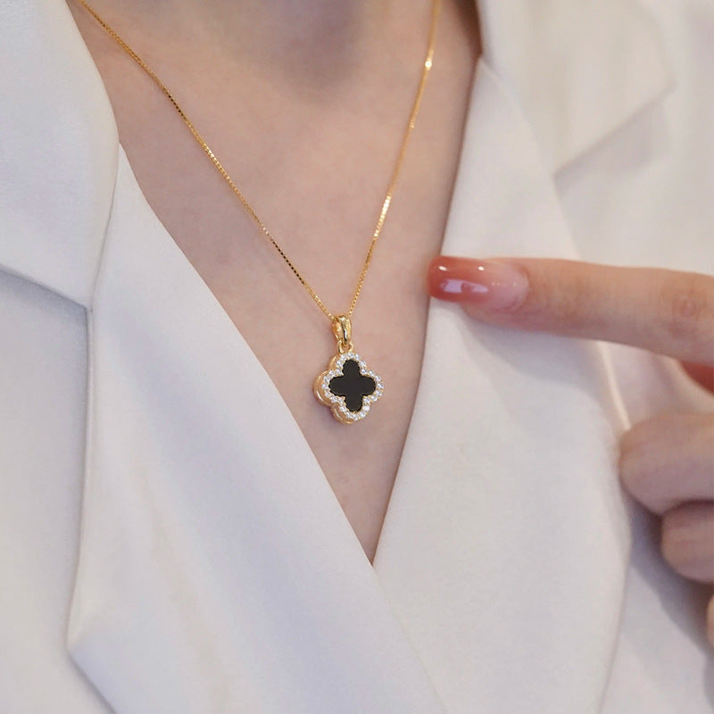 Reversible Luck Charm Pendant Necklace