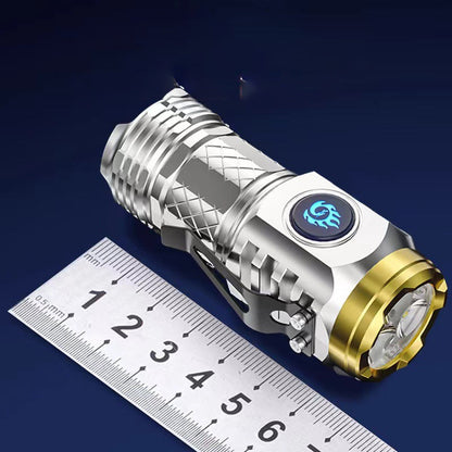 Compact LED Flashlight with 5 Modes | USB-C Rechargeable | Waterproof & Durable