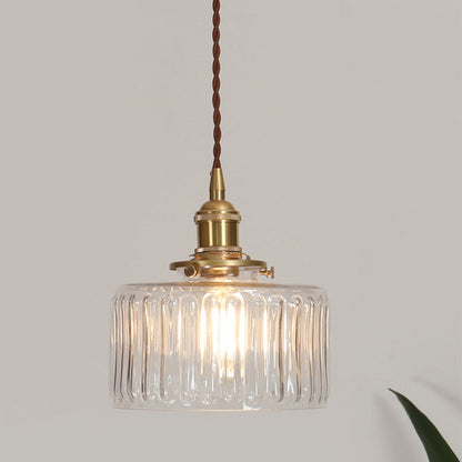 Celeste Vintage Pendant Light with Crystal Accents