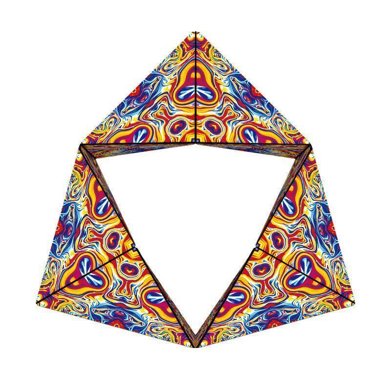 Transformable Magnetic Puzzle Cube with Interchangeable Pieces