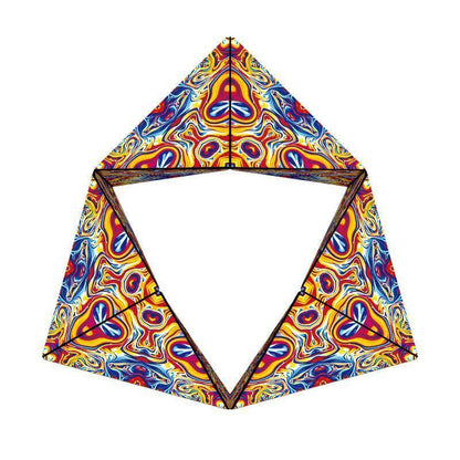 Transformable Magnetic Puzzle Cube with Interchangeable Pieces