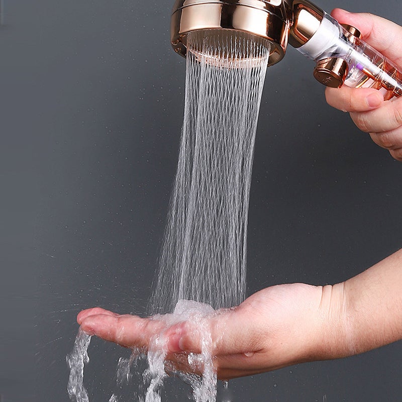 3-Function High-Pressure Showerhead for Ultimate Comfort