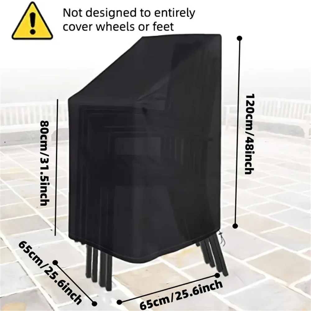 Outdoor Stackable Chair Cover | Waterproof & UV-Resistant | 210D Oxford