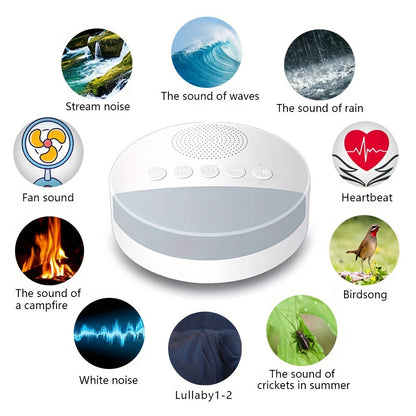 White Noise Therapy Machine – DreamWave Sound Relaxation with Timer