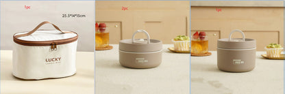 Thermal Insulated Stainless Steel Lunch Box Set for Everyday Use