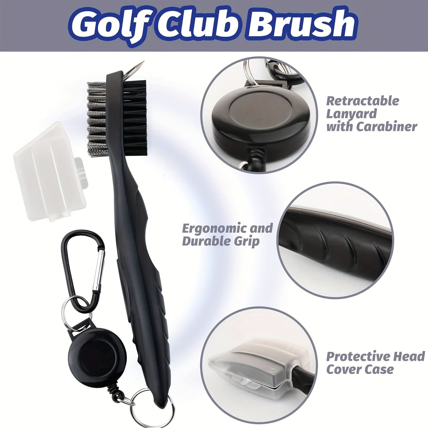 Golf Cleaning Tools Set for Fairways and Greens