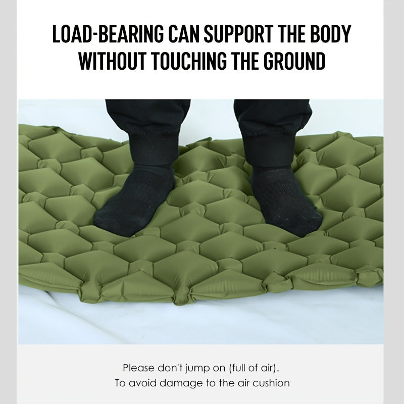 Inflatable Sleeping Mat – Lightweight & Compact with Honeycomb Design & Water-Resistant