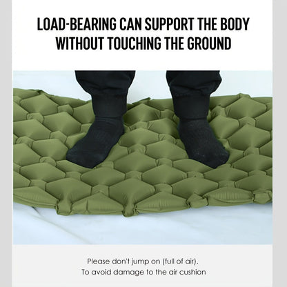 Inflatable Sleeping Mat – Lightweight & Compact with Honeycomb Design & Water-Resistant