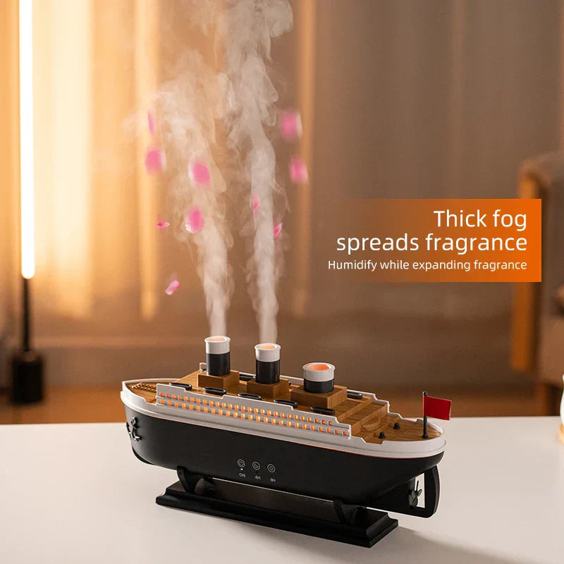 AromaMist Humidifier | 1-Liter Capacity, Remote Control & LED Light
