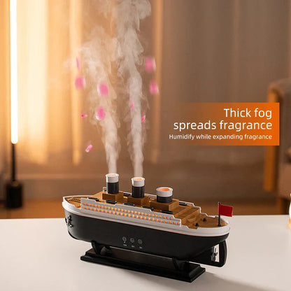 AromaMist Humidifier | 1-Liter Capacity, Remote Control & LED Light