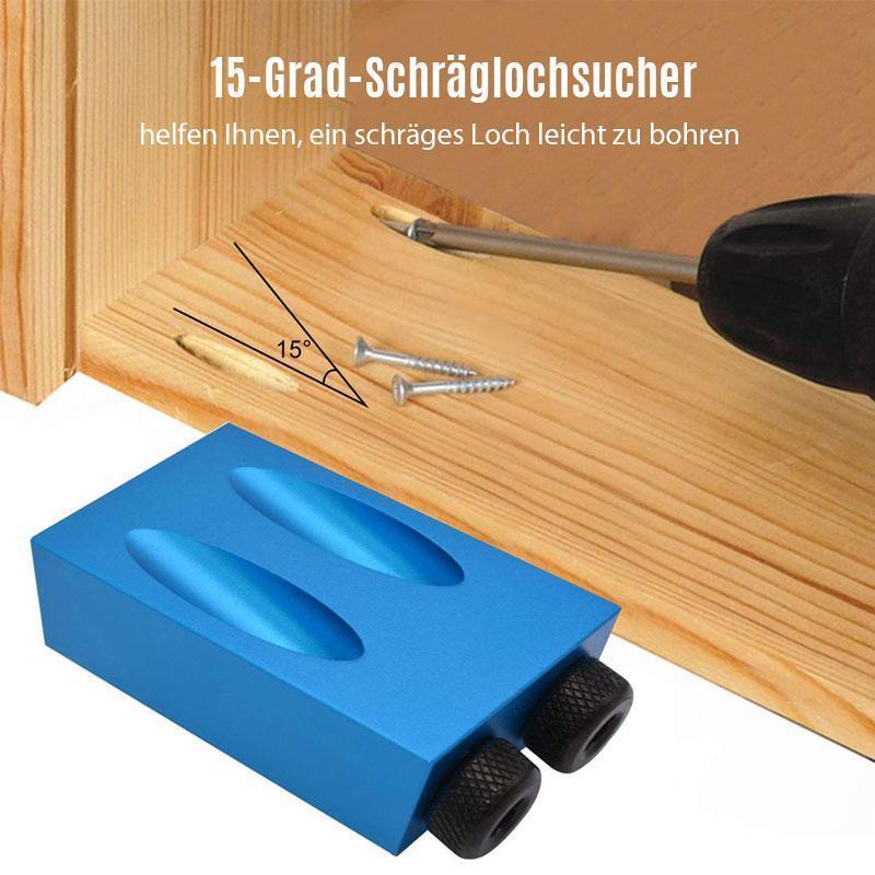 Jig for Perfect 15° Drill Holes for Stronger Wood Joints Every Time