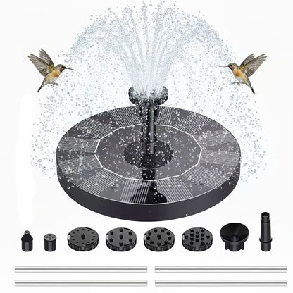 Solar-Powered Fountain Pump for Garden Use