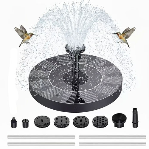 Solar-Powered Fountain Pump for Garden Use