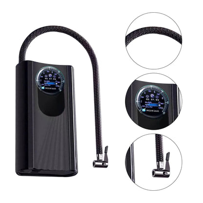 12V Portable Mini Air Compressor for Car & Motorcycle - 150 PSI Pump