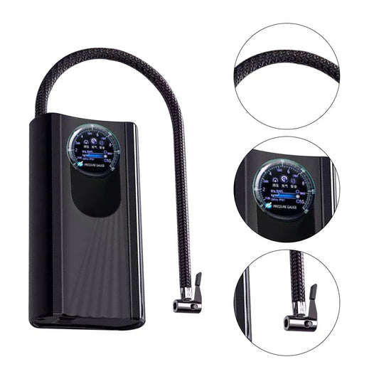 12V Portable Mini Air Compressor for Car & Motorcycle - 150 PSI Pump