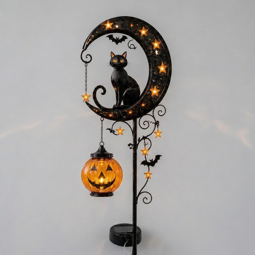 Pumpkin Garden Stake for Spooky Outdoor Atmosphere