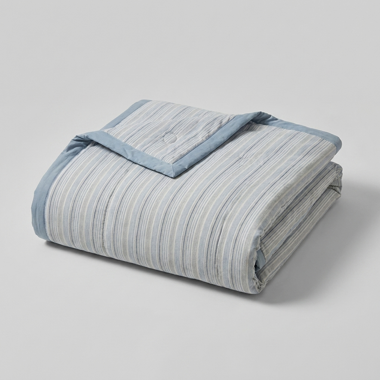 Blue Striped Blanket for Unique Bedding – Lightweight and Cozy