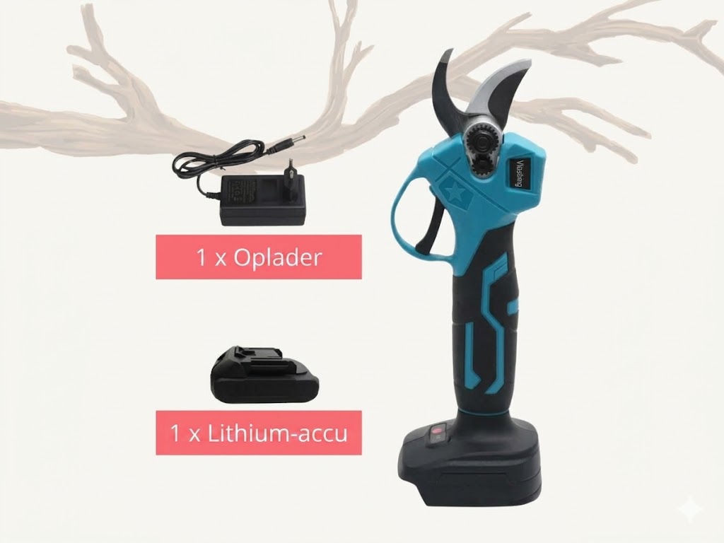20V Cordless Pruning Shears | Brushless Motor & 3 cm Cutting Capacity