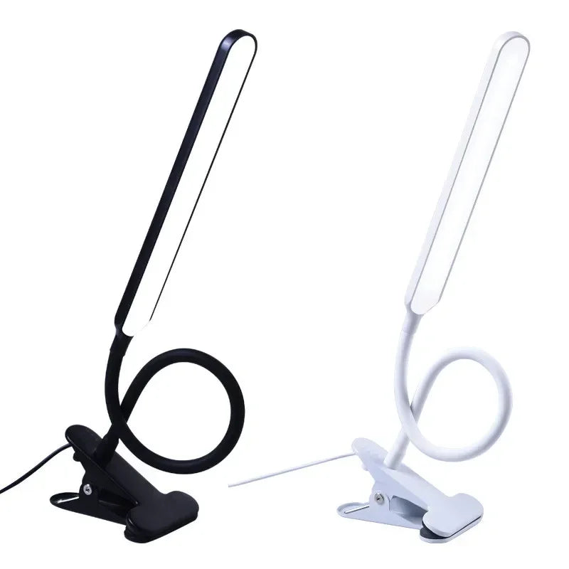 Flexible USB LED Clip Lamp with 3 Color Modes & 10 Brightness Levels
