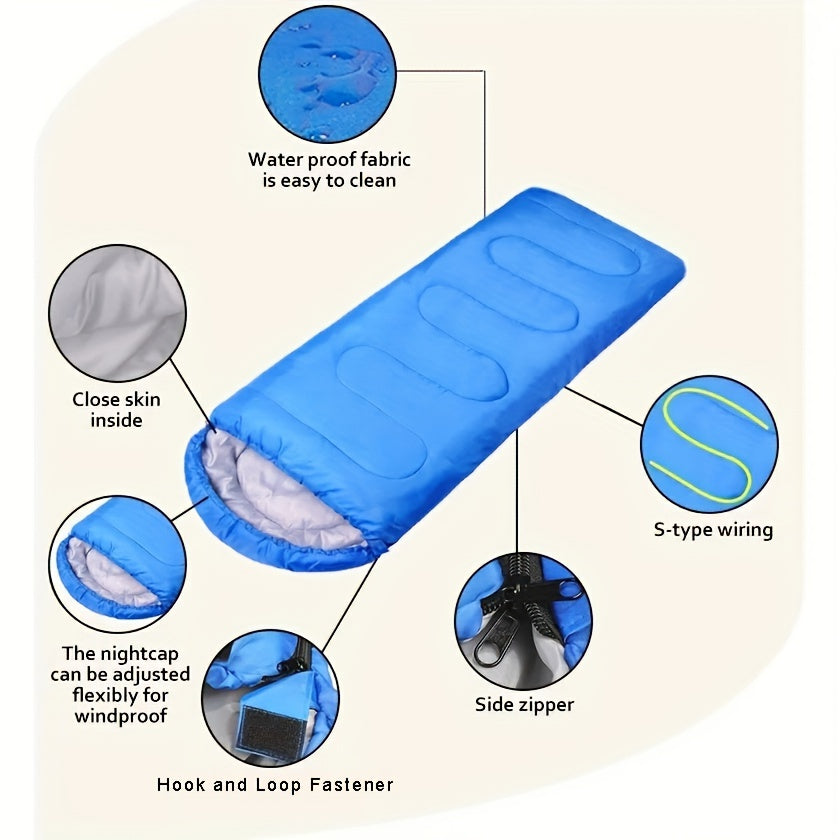Compact Trekking Sleeping Bag for -5°C to 20°C Temperature Range