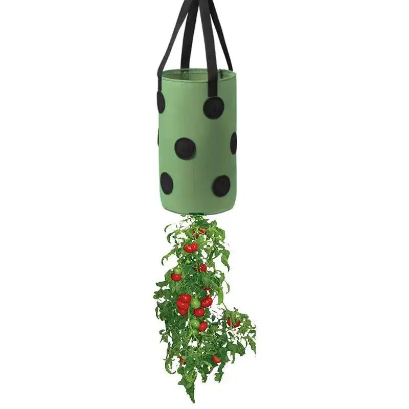 Felt Hanging Grow Bag with 13 Compartments | Versatile | Perfect for Tomatoes, Strawberries, and Vegetables
