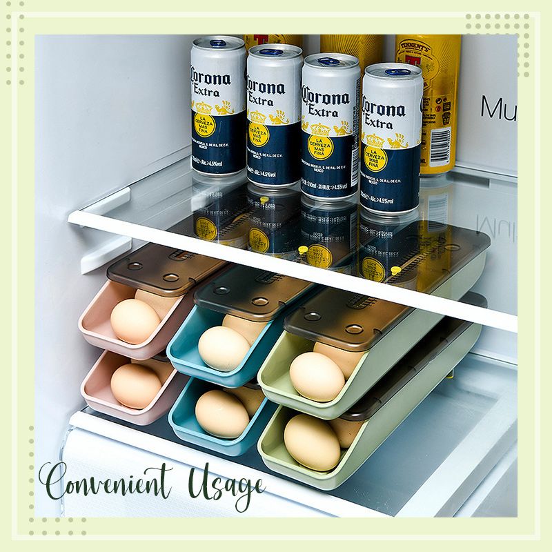 Egg Storage Organizer for Safe, Accessible Keeping of Eggs
