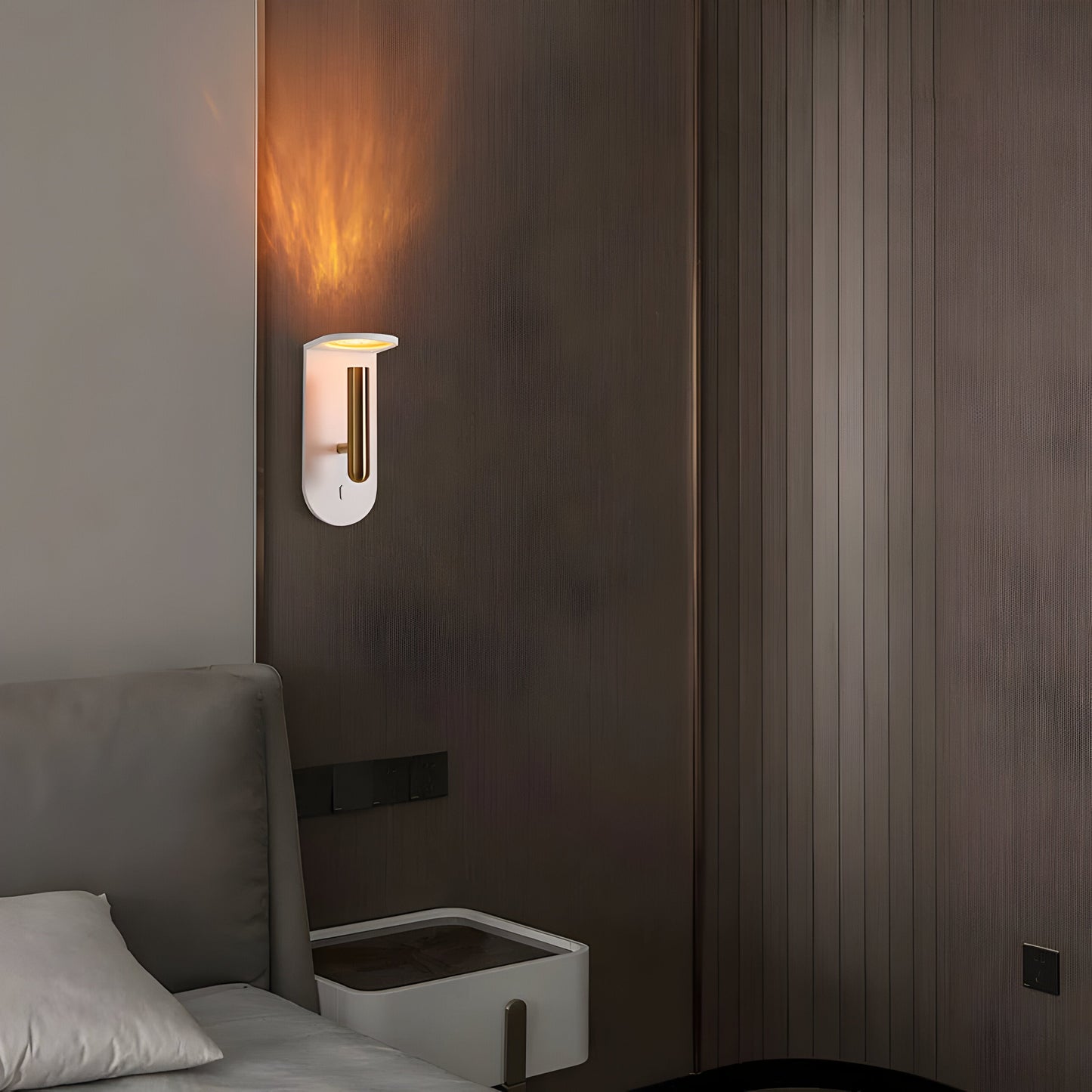 Versatile Scandinavian LED Wall Lamp with Cozy Glow