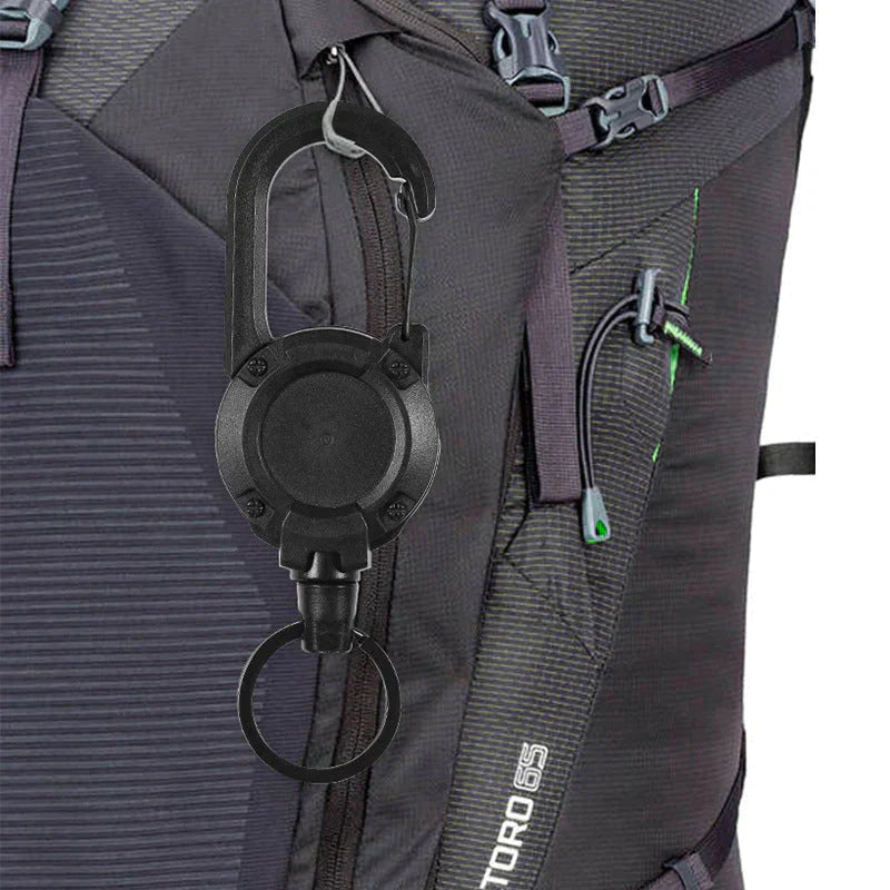 Outdoor Wire Rope Key Holder with Automatic Retractable Function