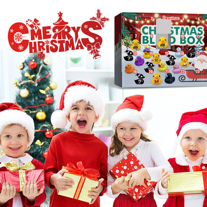 Joyful Countdown: 24 Festive Rubber Ducks for Kids