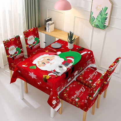 Sustainable Holiday Tablecloth – Festive Design for Christmas Dining