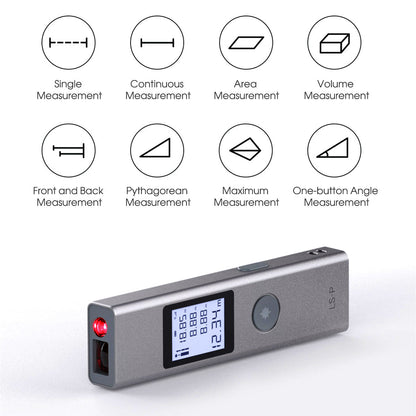 Compact Precision Laser Distance Measurer for Professionals