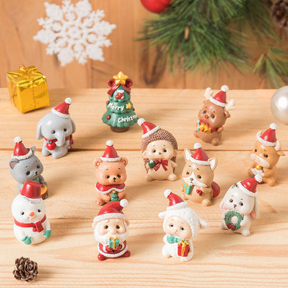 Handcrafted Holiday Animal Ornaments for Festive Decor