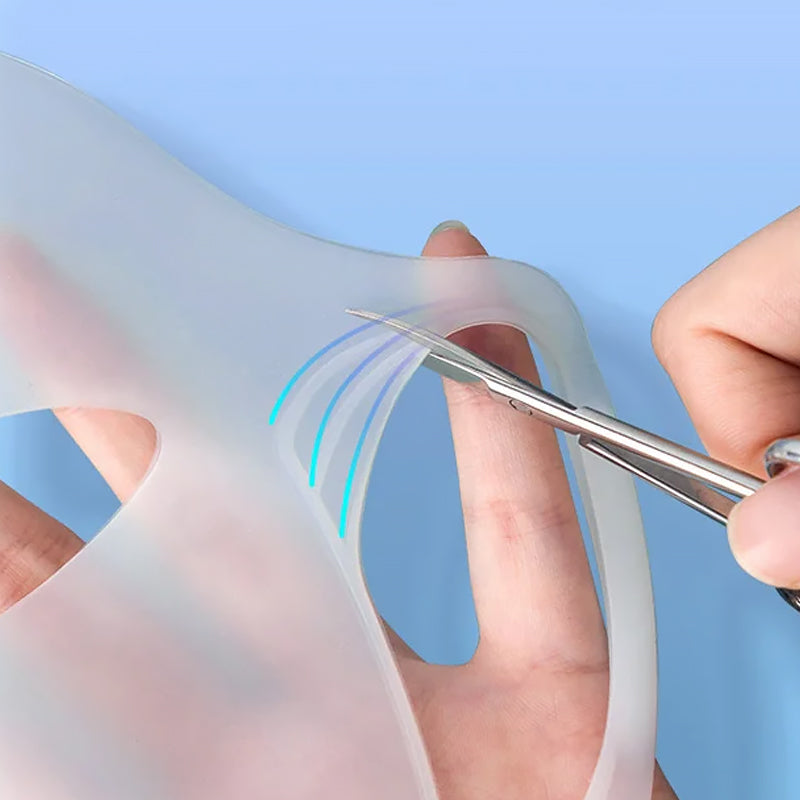 Ergonomic Silicone Facial Mask Holder | SkinFit
