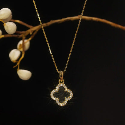 Reversible Luck Charm Pendant Necklace
