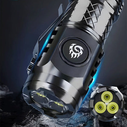 Compact LED Flashlight with 5 Modes | USB-C Rechargeable | Waterproof & Durable