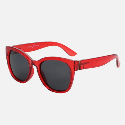 Cat Eye Sunglasses with Thick Butterfly Frame - Polarized Lenses